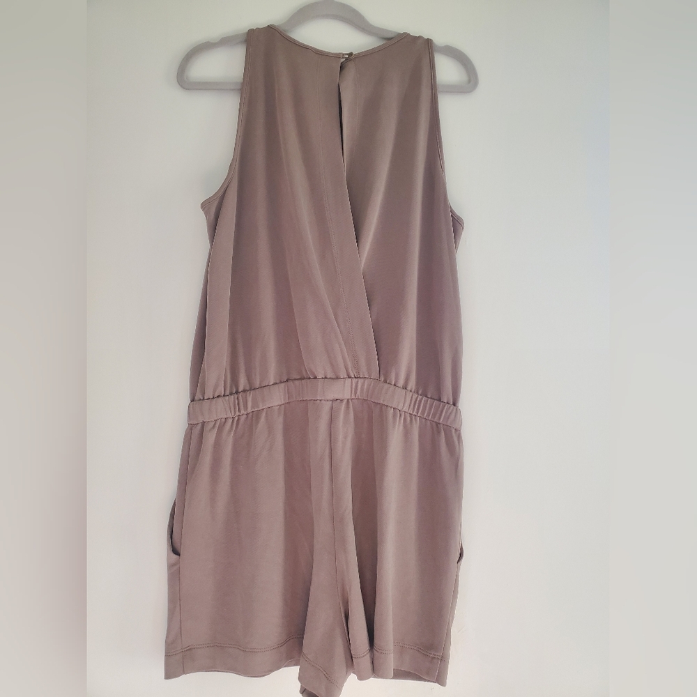 Tan, small romper BCBG
